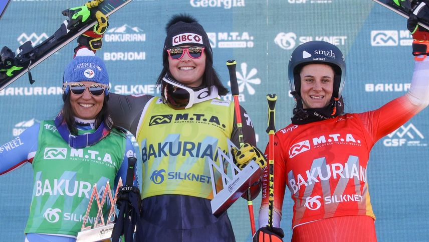 Talina Gantenbein erreichtm Sonntag den 3. Rang im Ski Cross (Foto: GEPA Pictures).