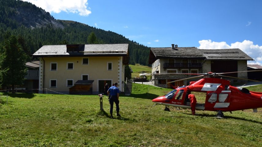 Der Unfallort im Fextal. Foto: Kantonspolizei