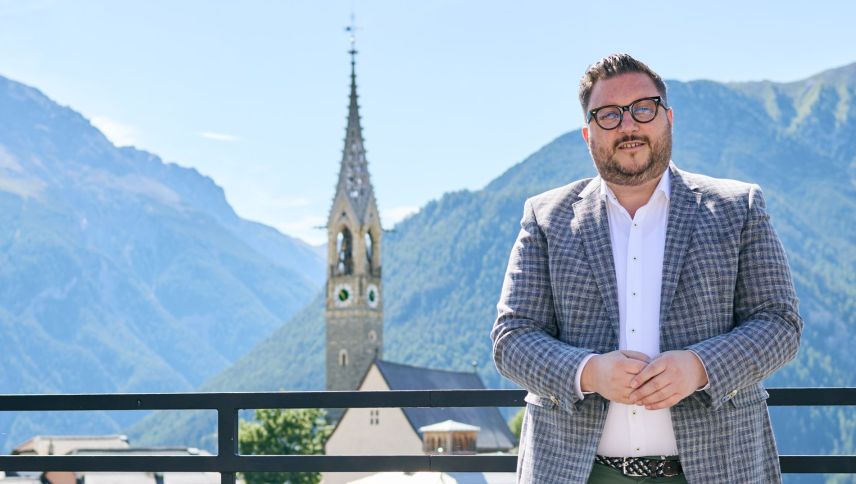 L’Engiadinais Chasper Sarott candidescha sco president da la Lia Rumantscha in üna candidatura solo. fotografia: Michael Steiner