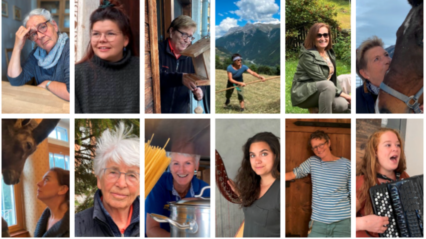 Engadiner Frauen unterschiedlichen Alters und verschiedener Herkunft hat Angelika Overath porträtiert. Fotos: Angelika Overath