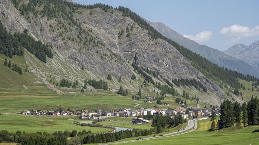 Vista sün S-chanf. fotografia: Daniel Zaugg