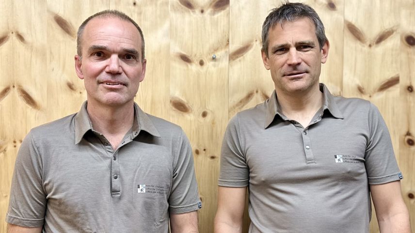 Marcel Michel und Adrian Arquint leiten künftig das AJF gemeinsam. Foto: Kanton Graubünden