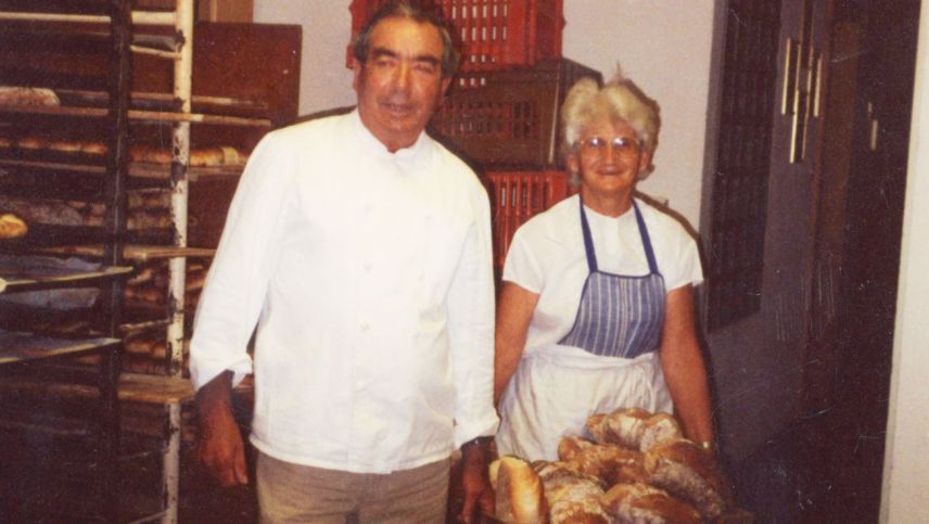 Balser und Rosa Giacometti-Egler entwickelten die Bäckerei weiter. Foto: Familienarchiv Giacometti