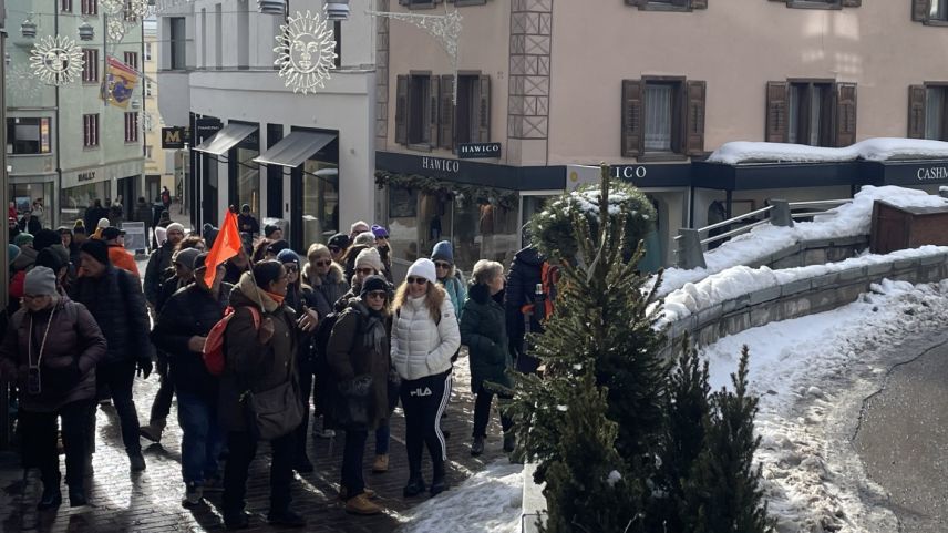 Solche Bilder sieht man in St. Moritz immer häufiger. Foto: Reto Stifel