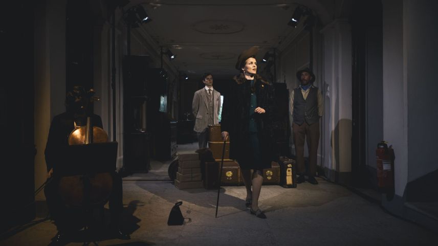 Simo Bärtsch, Rikka Läser und Lorenzo Polin, am Cello Cristina Janett. Foto: Benjamin Hofer