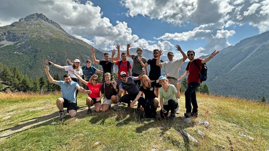Der Samstag brachte Bewegung in Form einer Wanderung im ­Nationalpark. Foto: z. Vfg