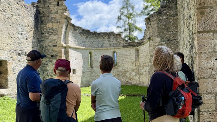 In der Ruine San Peder. Foto: Fadrina Hofmann