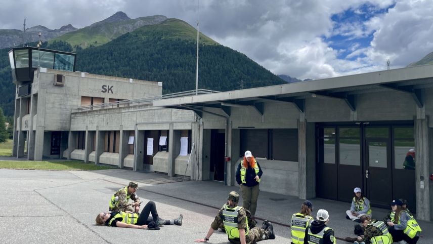 Die Ausbildner haben Pause. Foto: Fadrina Hofmann