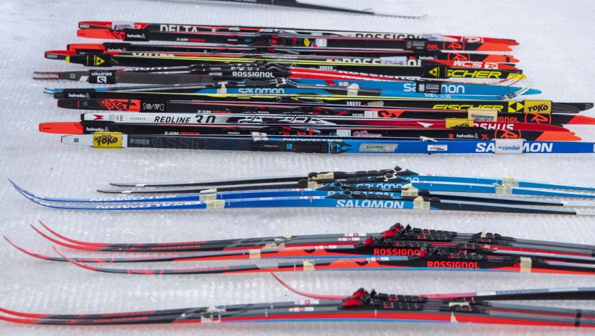 Die Langlauskis können wieder gewachst werden. Foto: Daniel Zaugg