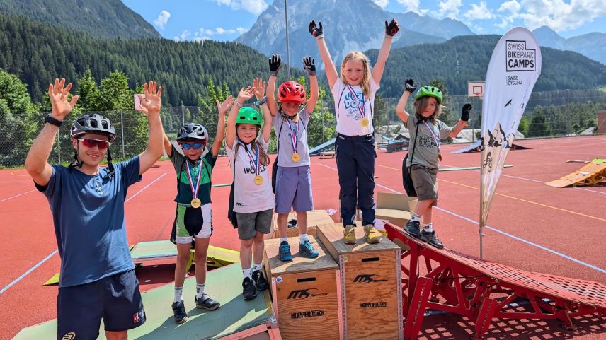 Im Sommercamp in Scuol war jeder ein Gewinner. Fotos: z.Vfg