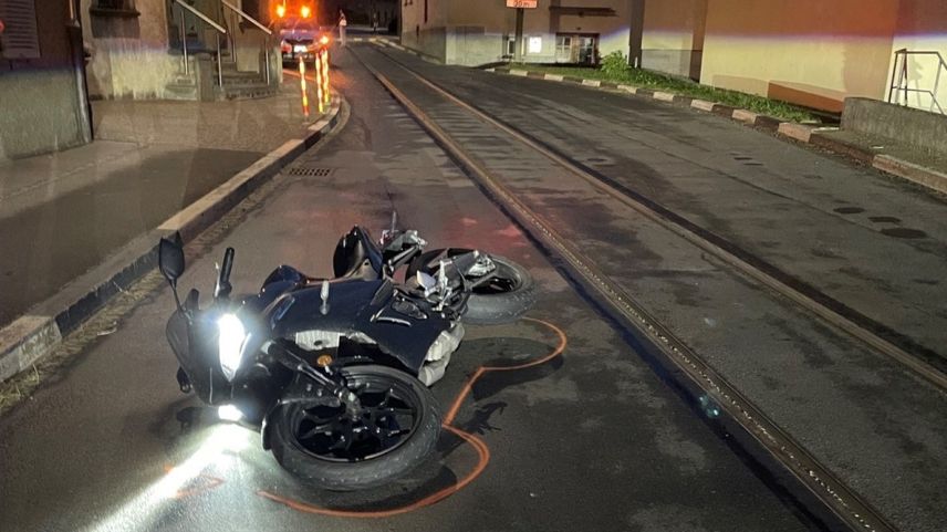 Die Unfallstelle in Poschiavo. Foto: Kapo