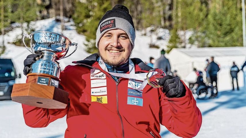 Der amtierende Weltmeister im Parabob, Jonas Frei. Foto: IBSF