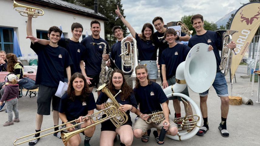 "4 Bääm" reisten aus dem Prättigau an. Foto: Fadrina Hofmann