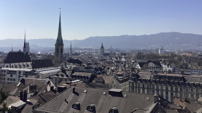 Der Blick über Zürich. Foto: Valentina Baumann