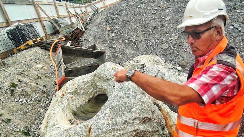 Bauleiter Gerold Hafner. Fotos: Denise Kley