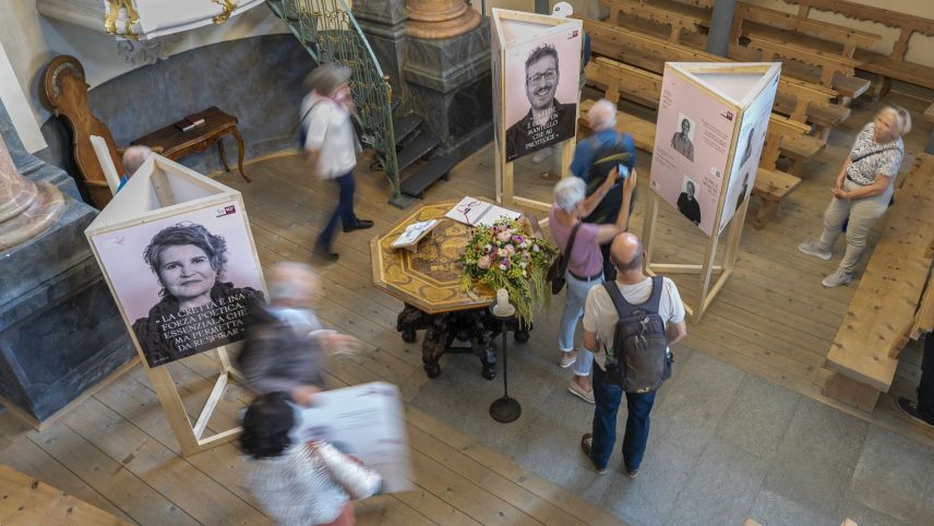Eine Ausstellung widmet sich der Frage, was der Glaube bedeutet. Fotos: Yanik Bürkli