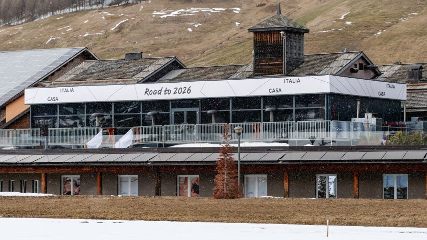 Die eben erst neueröffnete Casa Italia im Gebiet Aquagranda.