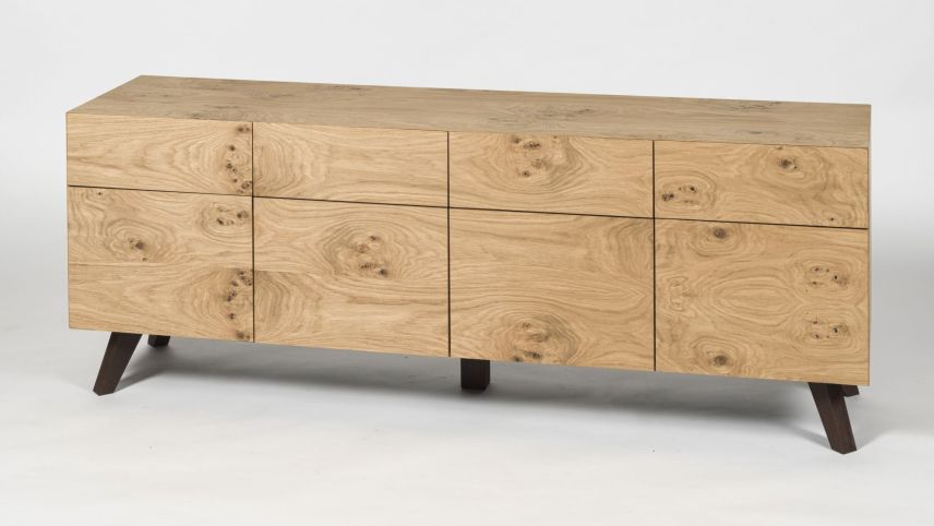 Möbel von Habtom Tekie, Lehrwerkstatt für Schreiner, Samedan. Foto: VSSM/Marco Cadonau