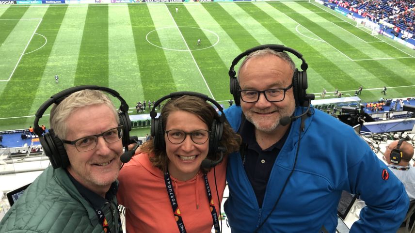 Peter Schnyder, Kathrin Lehmann und Marcel Melcher (von links). Foto: Kathrin Lehmann