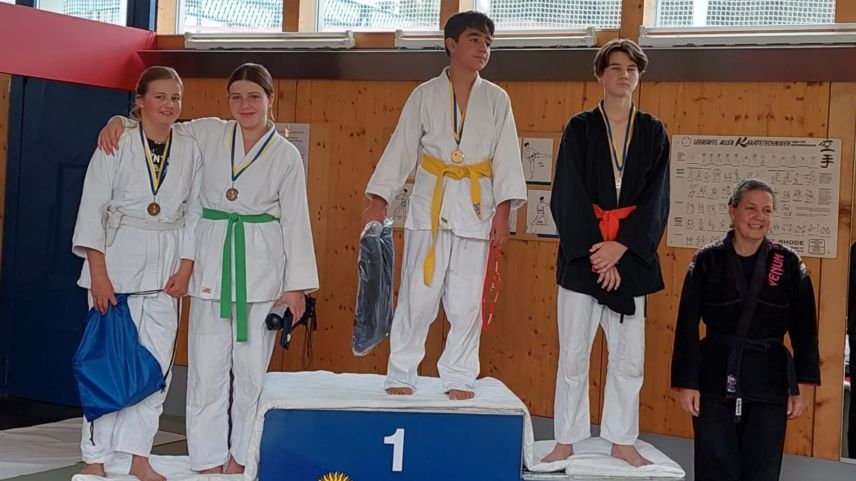 Die Siegerehrung der ältesten Gruppe. Foto: Z. Vfg. 