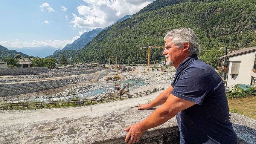 Der neue alte Gemeindepräsident von Bregaglia; Fernando Giovanoli. Foto: Daniel Zaugg