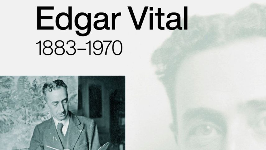 Il cudesch «Kunst und Pflicht» preschainta vit’ed ouvra da l’artist Edgar Vital da Ftan (fotografia: Somedia).