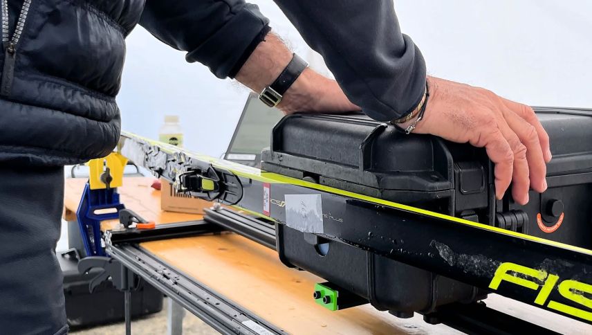 Am diesjährigen Engadiner werden im gesamten Startfeld Stichproben auf Fluorwachse gemacht. 	Foto: FMR