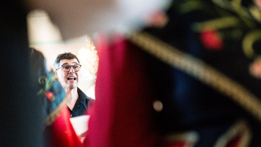 Beispiel Gesangsverein mit Dirigent Curdin Lansel. Archivbild: Jon Duschletta 