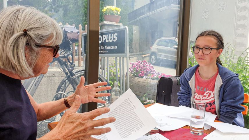 Eine enge Zusammenarbeit der beiden Autorinnen Susann Bosshard-Kälin (links) und Anna Rodigari ist die Basis für das Buchprojekt. Foto: Franziska Peter