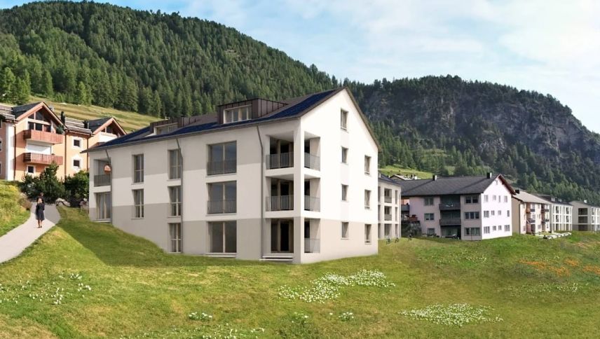 Uossa po l’inter proget «Alvra» cun quatter chesas e 20 abitaziuns a La Punt Chamues-ch gnir fabricho. Il Güdisch suprem dal Grischun ho refüso ün recuors. fotografia: Vschinauncha La Punt Chamues-ch