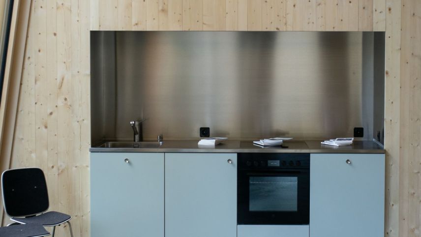 Der Küchenbereich. Foto: Gemeinde St. Moritz