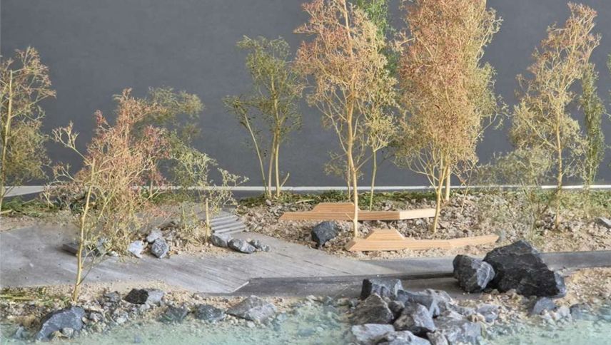 So könnte es zwischen der Punt da Piz und dem Bahnhofskreisel nach der ersten Etappe aussehen. 		Visualisierung: Gemeinde St. Moritz