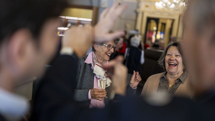 Viel Gelächter.  Foto: Mayk Wendt