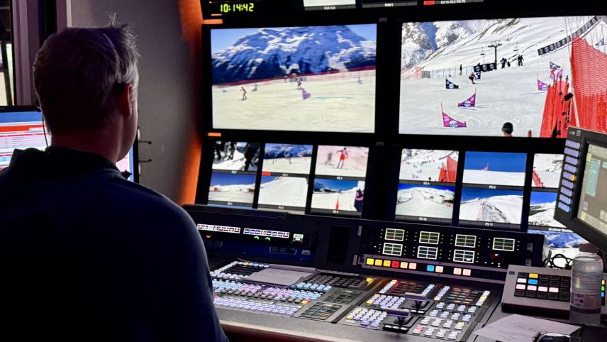 Hinter den Kulissen der SRG-Berichterstattung. Foto: Lorenzo Tuena