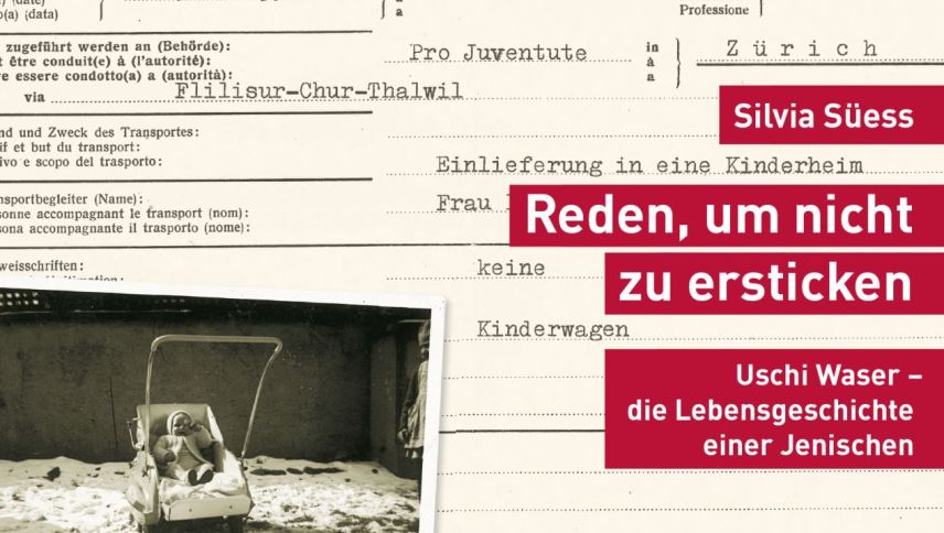 Ausschnitt aus dem Buchumschlag, "Reden, um nicht zu ersticken". Foto: Rotpunktverlag