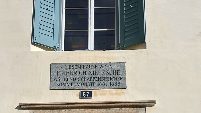 Friedrich Nietzsche hat in den 1880er-Jahren die Sommermonate in Sils verbracht.  Foto: Andrea Gutgsell