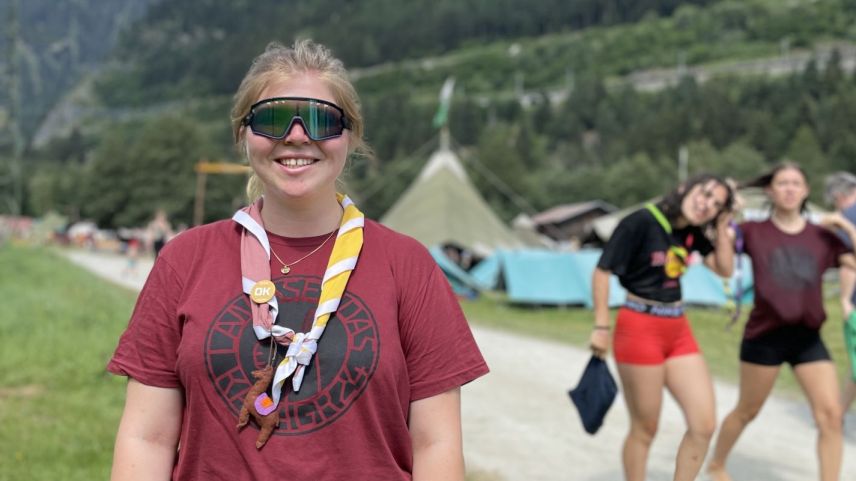 Livia Benesch alias Karibu freut sich über den bisher gelungenen KALA.  Foto: Fadrina Hofmann