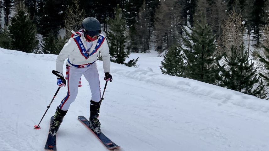 Ein Superheld auf der Zielgeraden.  Foto: Fadrina Hofmann