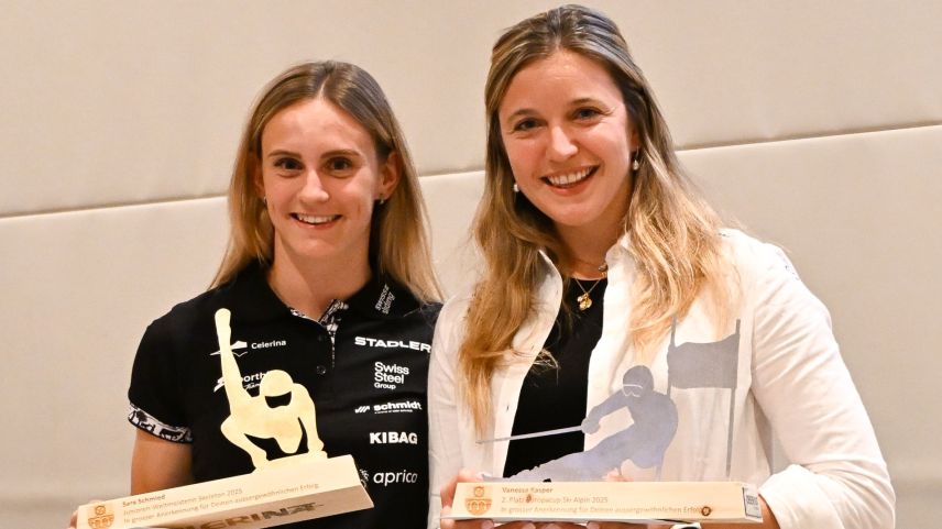 Sara Schmied (links) und Vanessa Kasper. Foto: Reto Stifel