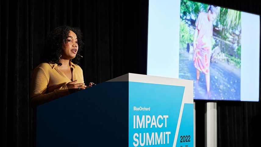 Foto: BlueOrchard Impact Summit/Henry Schulz