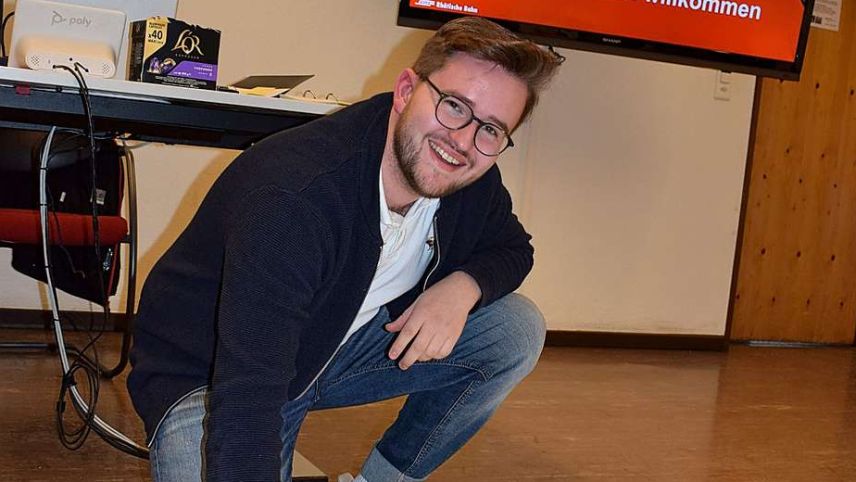 Corsin Lieberherr: Was er früher gelernt hat, kommt ihm heute zugute. 