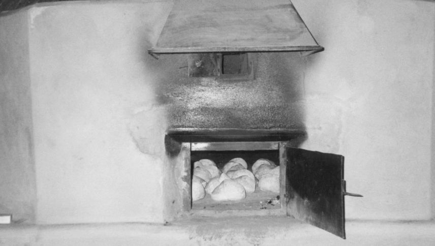 Der Backofen in Suotröven befand sich im Keller. Foto: Familienarchiv Giacometti