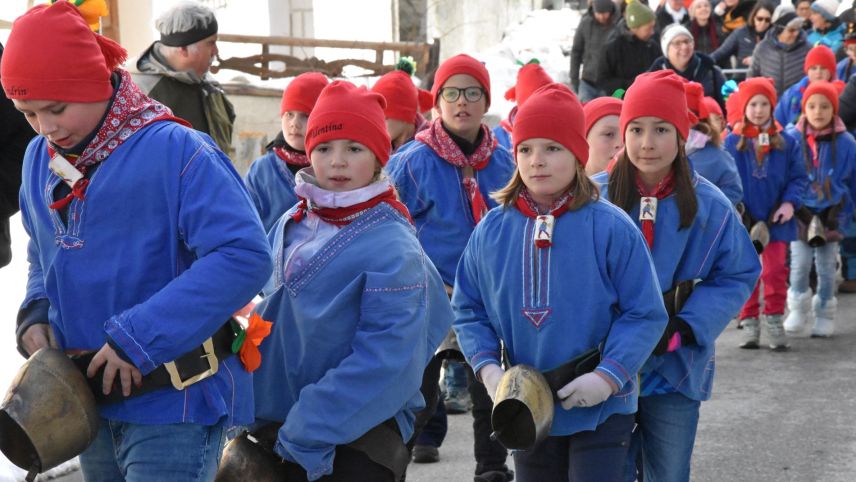 Chalandamarz in Susch. Foto Fadrina Hofmann