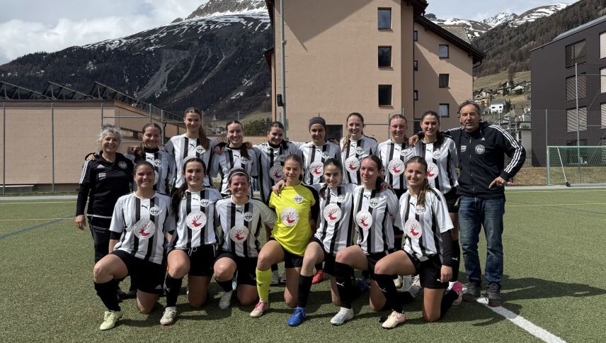Die Frauen des FC Celerina befinden sich aktuell auf dem vierten Rang, gespielt sind drei Partien in der Rückrunde. Foto: E. Agbike