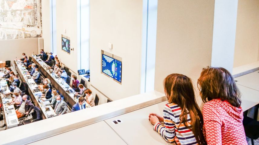 Die Debatten im Bündner Grossen Rat sollen zukünftig audiovisuell archiviert werden können. Archivfoto: Jon Duschletta