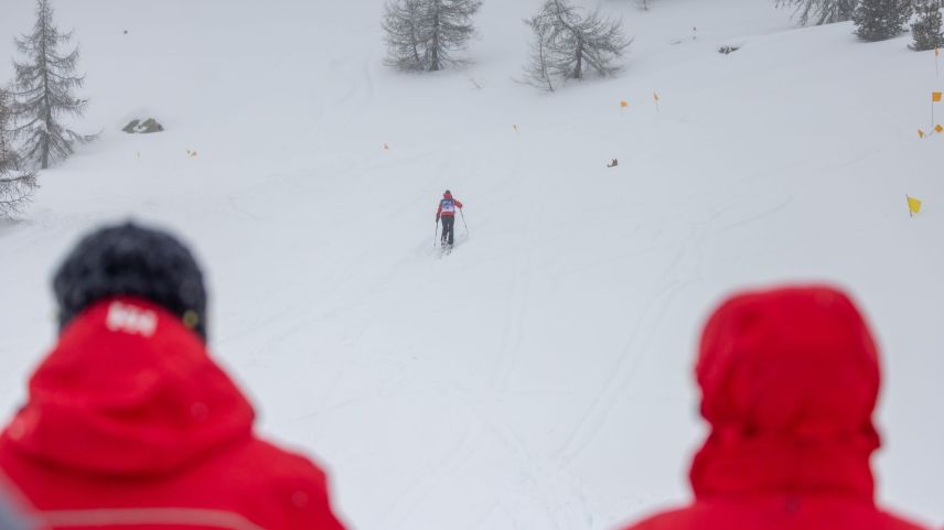 Impressionen von der Lawinenhunde Schweizermeisterschaft. Foto: Andrea Furger 