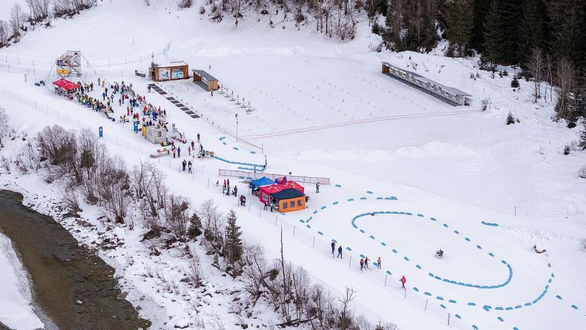 Der Biathlon Schiessstand in Sclamischot ist die einzige Biathlon Anlage im Unterengadin. Auf dieser haben am vergangenen Wochenende nationale Wettkämpfe stattgefunden. Fotos: Dominik Täuber