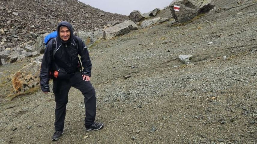 Etappe zwei von Lavin nach Klosters im strömenden Regen. Foto: Claudia Hellmig