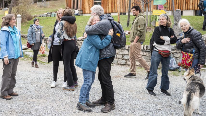 Wiedersehen nach vielen Jahrzehnten. Foto: Mayk Wendt