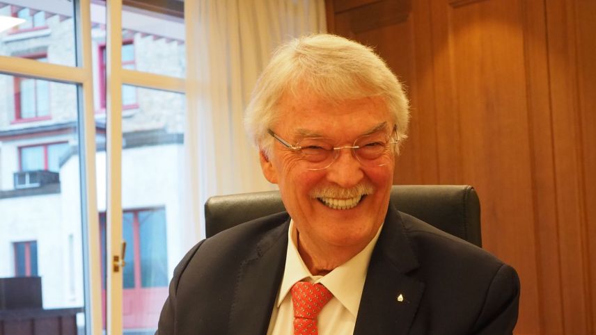 Hotelier Hans Wiedemann setzt sich zu 100 Prozent für die Fortsetzung der Erfolgsschichte des Badrutt's Palace ein.
Foto: Marie-Claire Jur